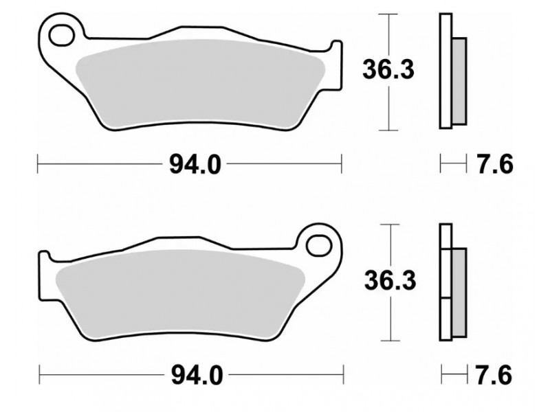 Гальмівні колодки SBS Performance Brake Pads / HHP, Sinter 671HS